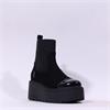 Marco Moreo Vale Stretch Toe Cap Boot - Black Suede